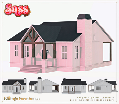 Second Life Marketplace - Sass [HD] Billings Farmhouse